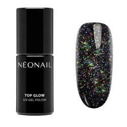 Vernis Semi-Permanent 7,2 ml - Top Glow Multicolor Holo Vernis Semi-Permanent 7,2 ml - Top Glow Multicolor Holo