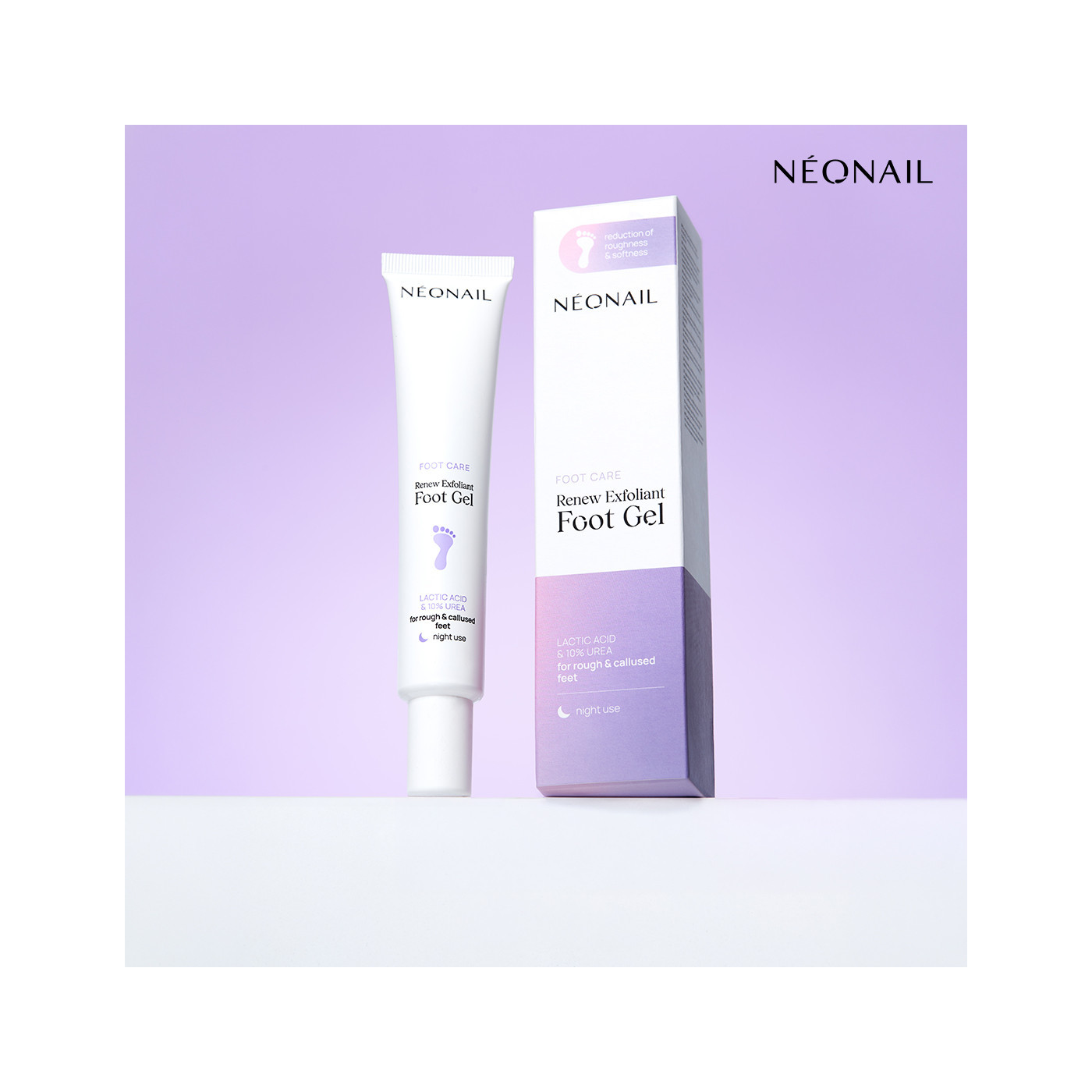 Gel exfoliant lissant et adoucissant pour la nuit : Renew Exfoliant Foot Gel
