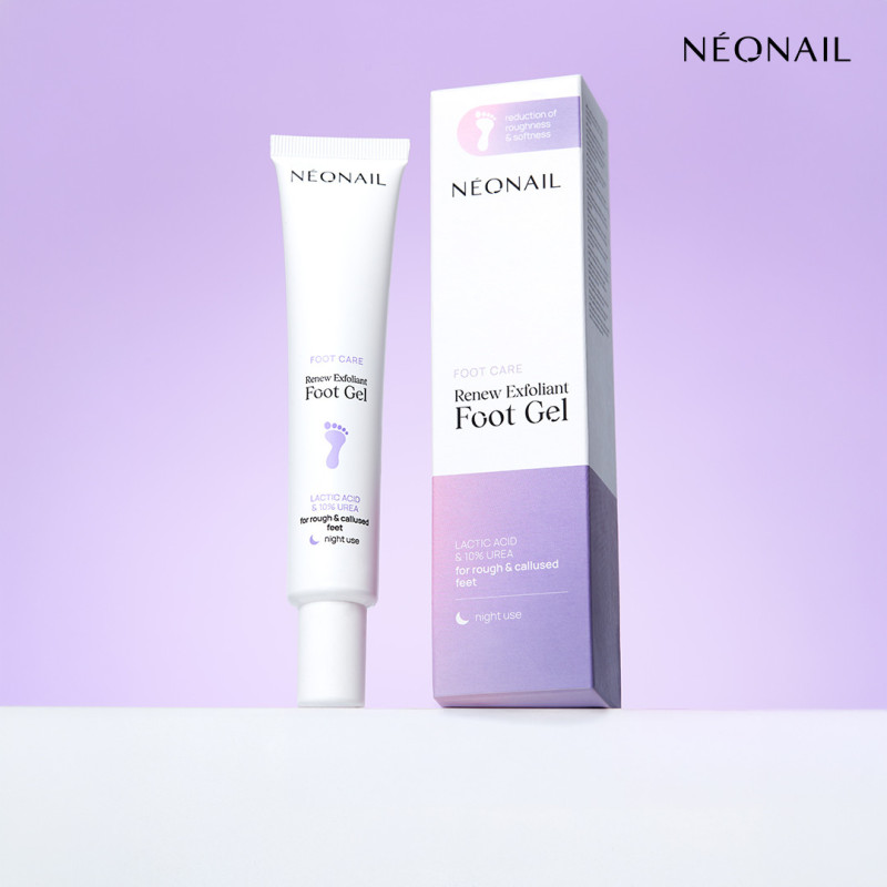 Gel exfoliant lissant et adoucissant pour la nuit : Renew Exfoliant Foot Gel