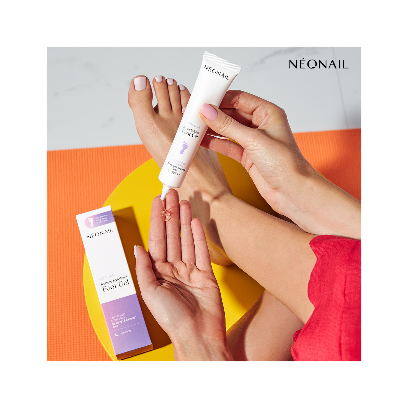 Gel exfoliant lissant et adoucissant pour la nuit : Renew Exfoliant Foot Gel