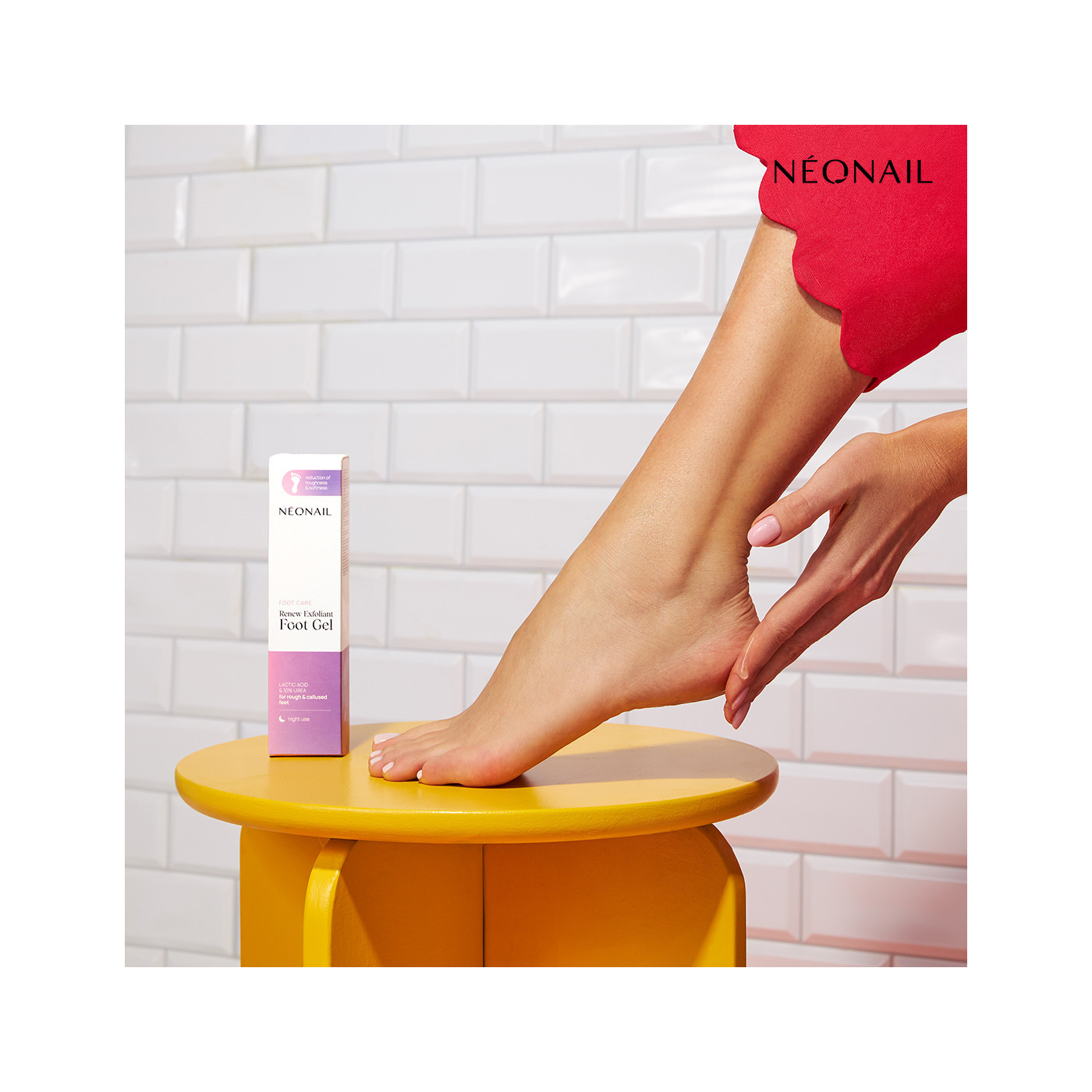 Gel exfoliant lissant et adoucissant pour la nuit : Renew Exfoliant Foot Gel