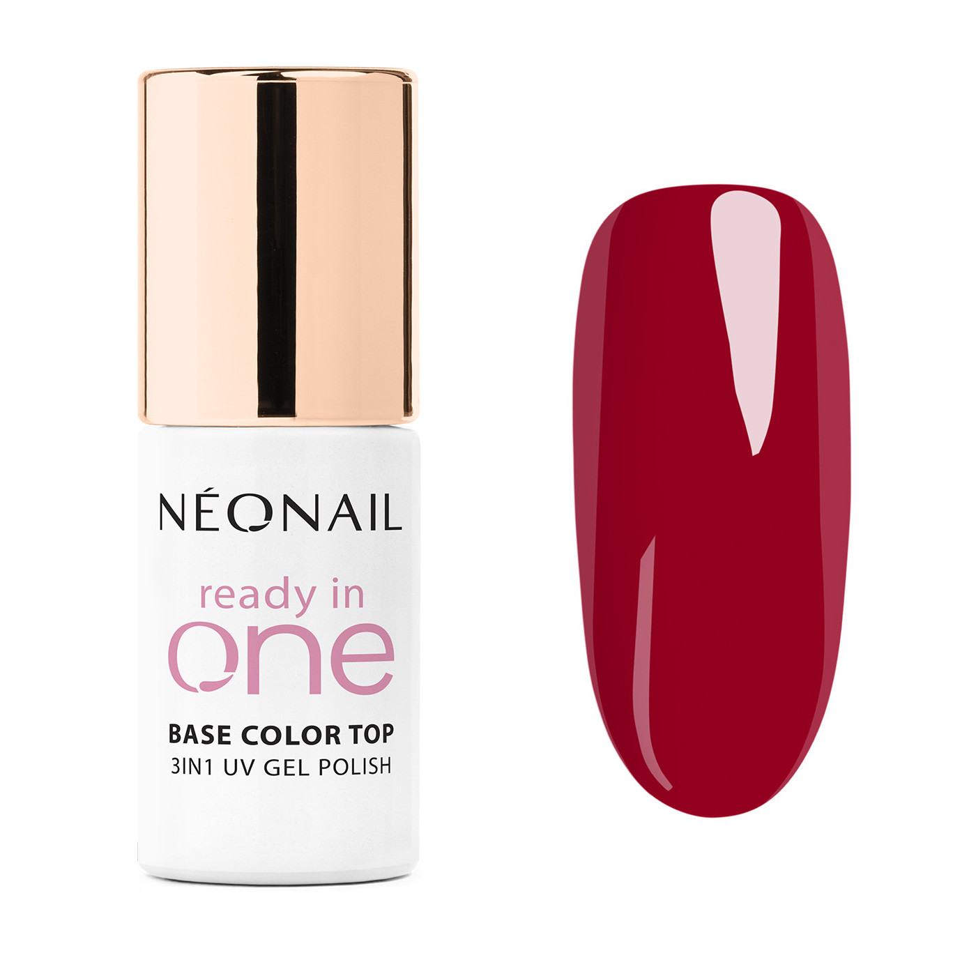 Vernis Semi-Permanent 7,2 ml &ndash; READY IN ONE &ndash; One Berry Red 12