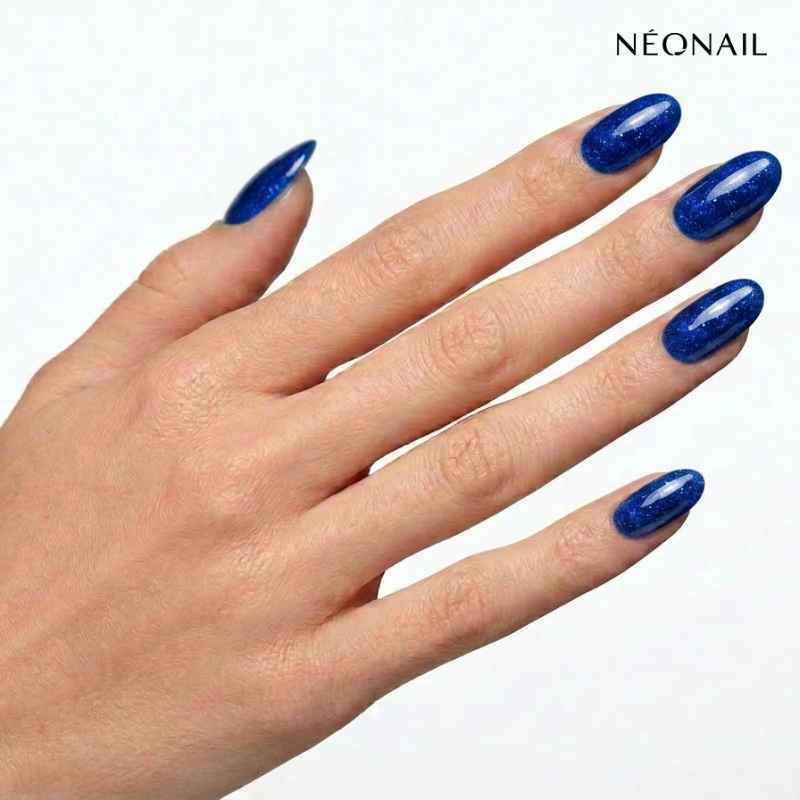 Gel Nail Stickers - manucure bleu nuit