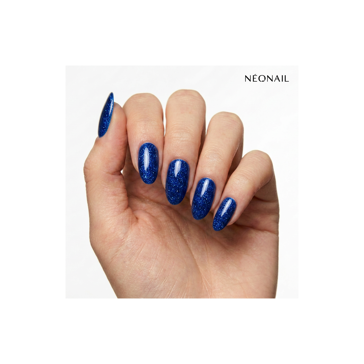 Gel Nail Stickers - manucure bleu nuit