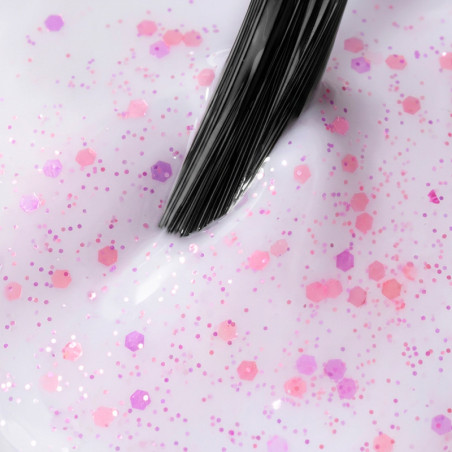 Bloom Confetti Milky (Vernis semi-permanent Confetti) &ndash; Finition laiteuse, semi-transparente