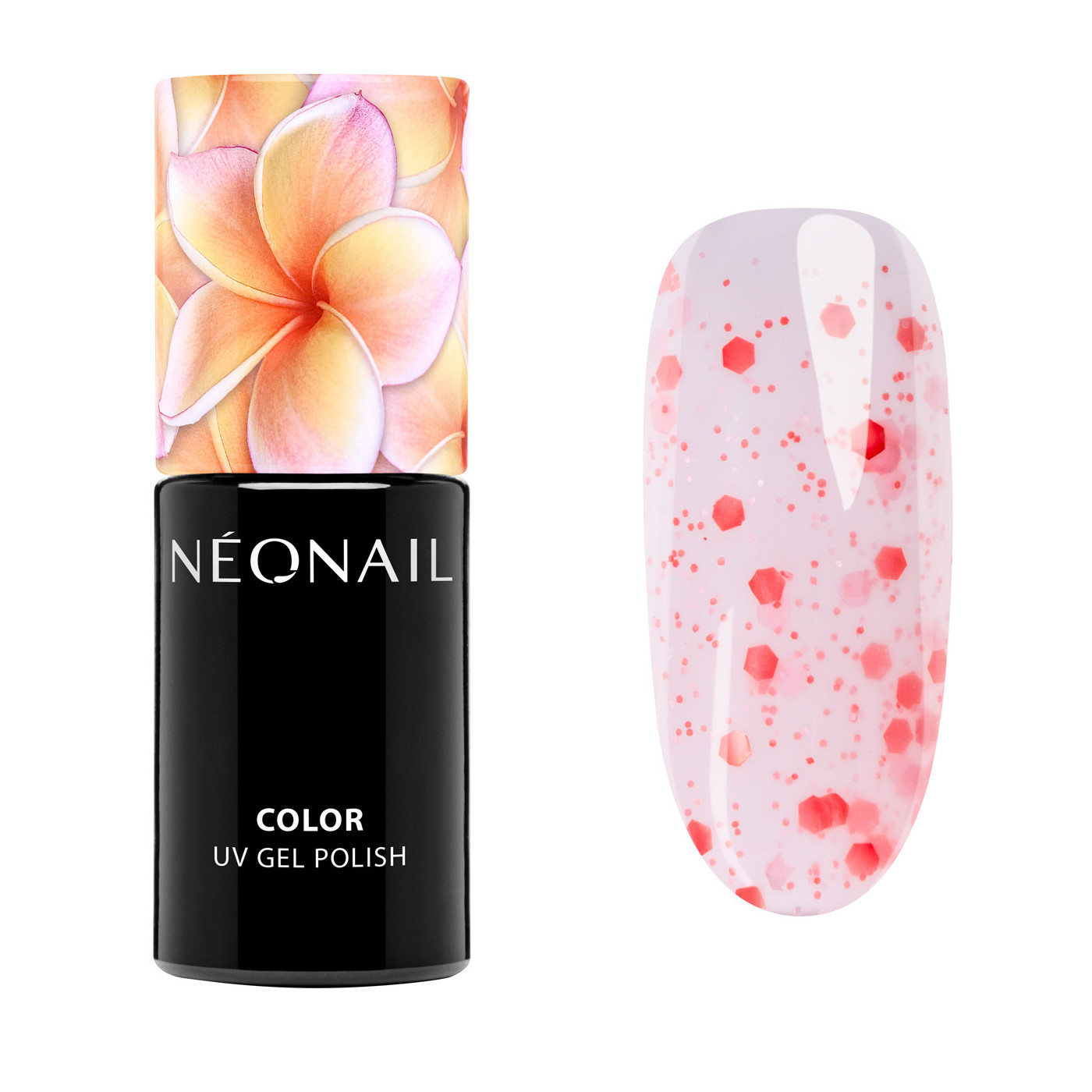 Pure Spark Clear (Vernis semi-permanent Confetti) &ndash; Finition transparente, semi-transparente
