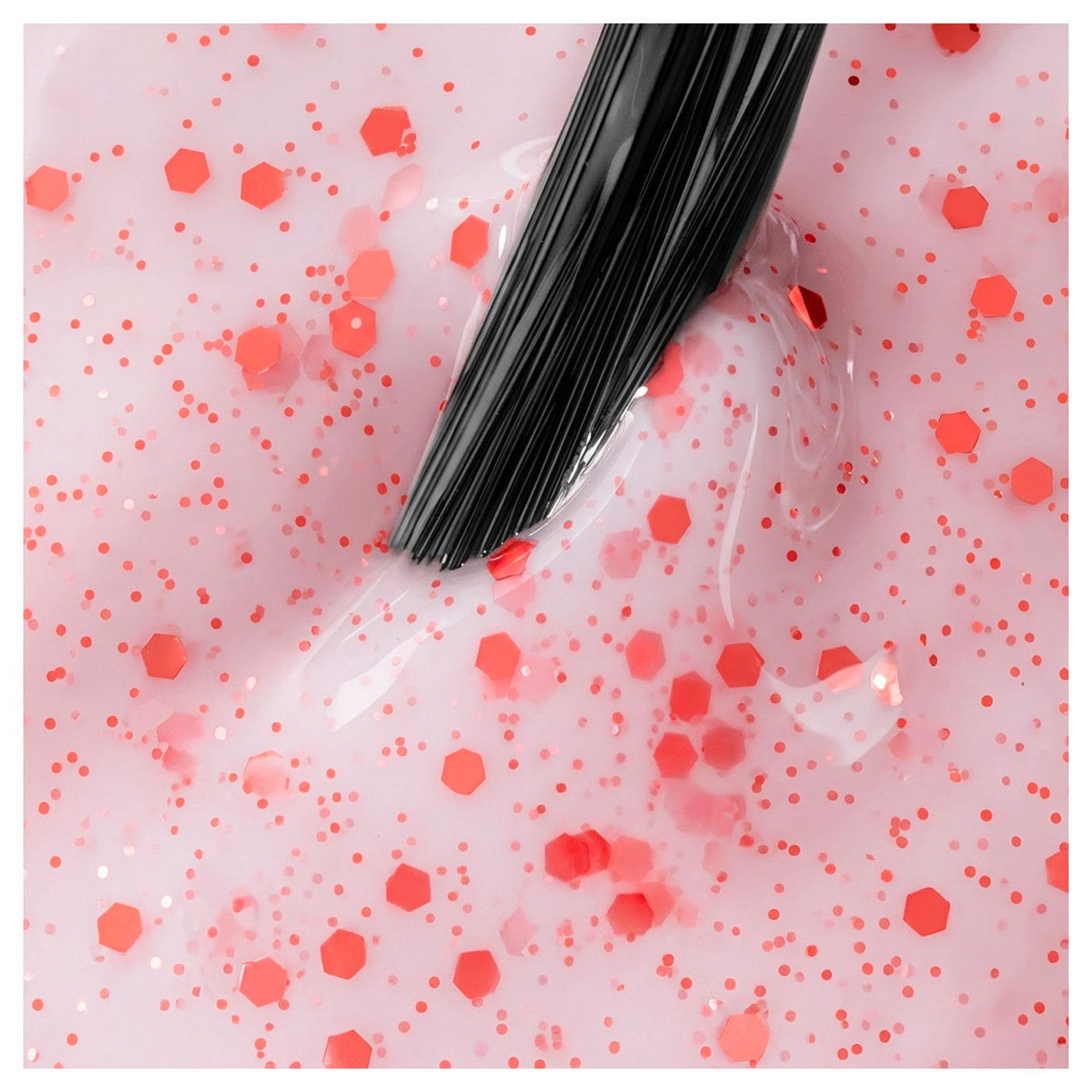 Pure Spark Clear (Vernis semi-permanent Confetti) &ndash; Finition transparente, semi-transparente