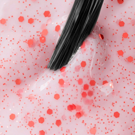 Pure Spark Clear (Vernis semi-permanent Confetti) &ndash; Finition transparente, semi-transparente