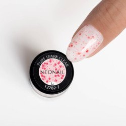 Pure Spark Clear (Vernis semi-permanent Confetti) &ndash; Finition transparente, semi-transparente