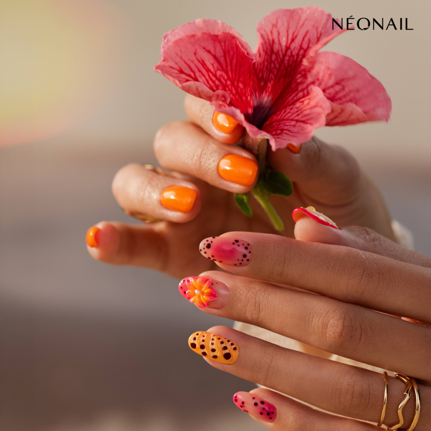 Inner Flame (Vernis semi-permanent) &ndash; Orange n&eacute;on