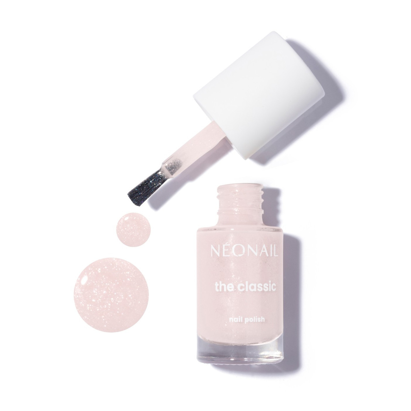 Vernis &agrave; ongles classique blanc &agrave; particules paillet&eacute;es : Glittery Milk 01 &ndash; des ongles laiteux et lumineuxVernis &agrave; ongles clas