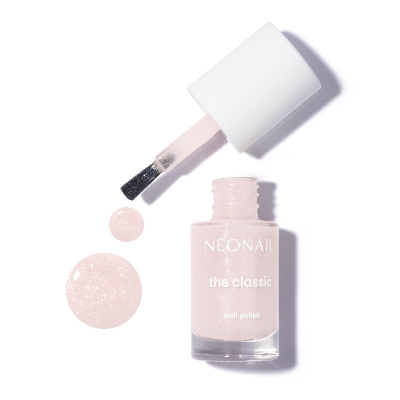 Vernis &agrave; ongles classique blanc &agrave; particules paillet&eacute;es : Glittery Milk 01 &ndash; des ongles laiteux et lumineuxVernis &agrave; ongles clas