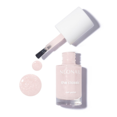 Vernis &agrave; ongles classique blanc &agrave; particules paillet&eacute;es : Glittery Milk 01 &ndash; des ongles laiteux et lumineuxVernis &agrave; ongles clas