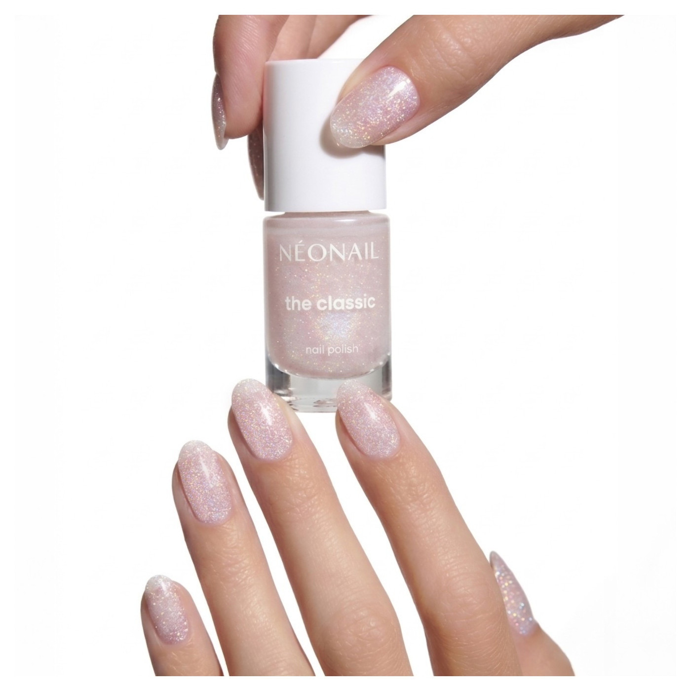 Vernis à ongles classique blanc Glittery Mist 02 | NEONAIL Vernis à ongles classique blanc Glittery Mist 02 | NEONAIL