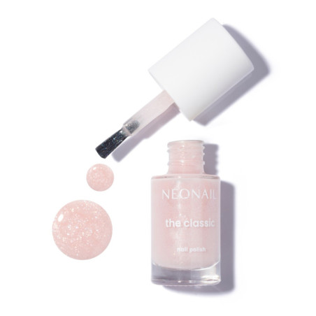 Vernis &agrave; ongles classique blanc Glittery Mist 02 | NEONAIL