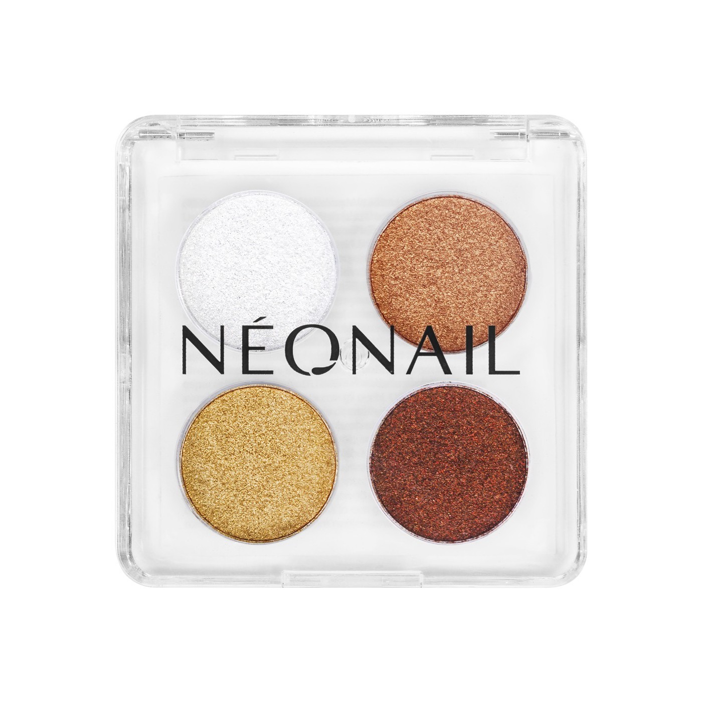 Palette de poudres pressées (4 teintes) – effet métallique ou chromé | NEONAIL Palette de poudres pressées (4 teintes) – effet métallique ou chromé | NEONAIL
