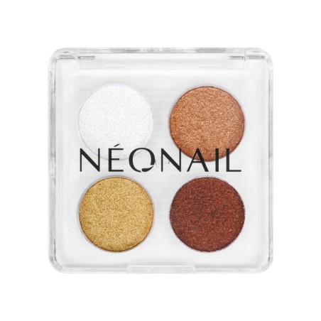 Palette de poudres press&eacute;es (4 teintes) &ndash; effet m&eacute;tallique ou chrom&eacute; | NEONAIL