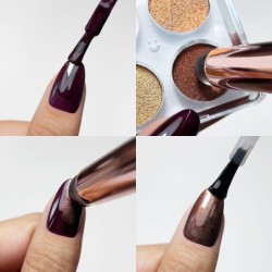 Palette de poudres pressées (4 teintes) – effet métallique ou chromé | NEONAIL Palette de poudres pressées (4 teintes) – effet métallique ou chromé | NEONAIL