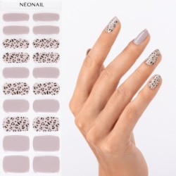 Gel Nail Stickers - manucure nude & panthère Gel Nail Stickers - manucure nude & panthère