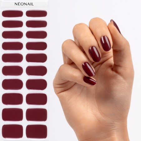 Gel Nail Stickers - manucure rouge cerise