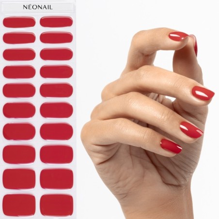 Gel Nail Stickers - manucure rouge classique