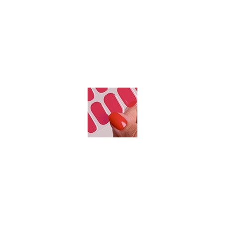 Gel Nail Stickers - manucure rouge classique