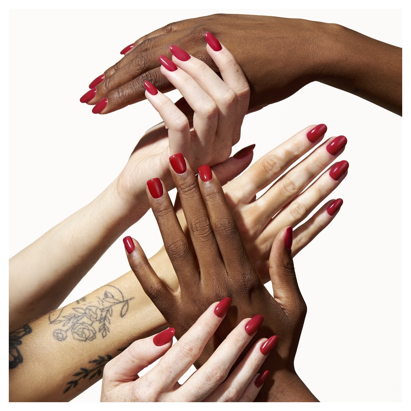 Gel Nail Stickers - manucure rouge classique
