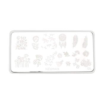 Plaque de stamping - fleurs & nature Plaque de stamping - fleurs & nature