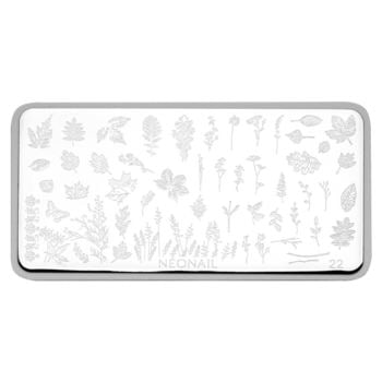Plaque de stamping - végétal