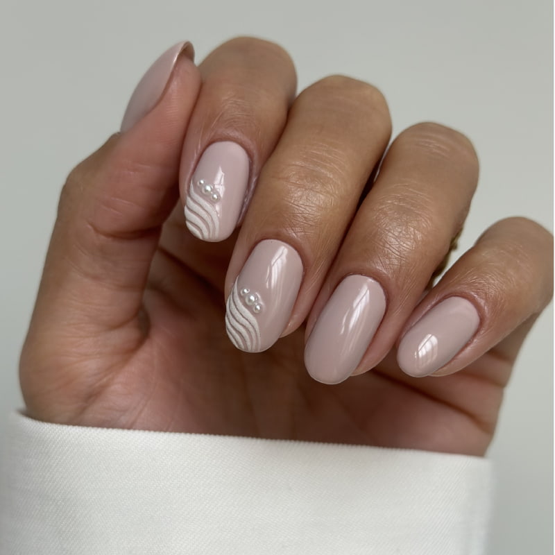 Blissful Bride Nails
