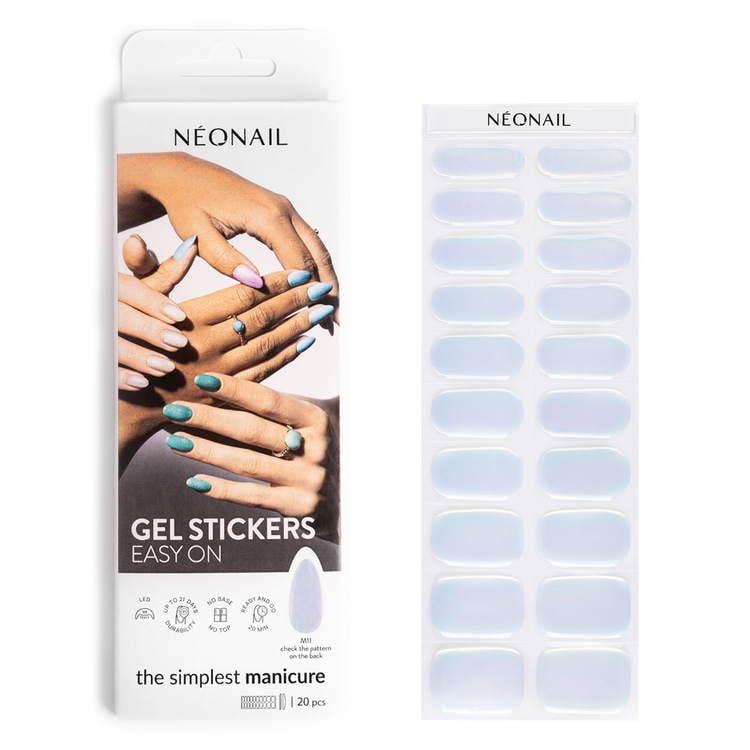 Gel Nail Stickers - manucure nacré Gel Nail Stickers - manucure nacré