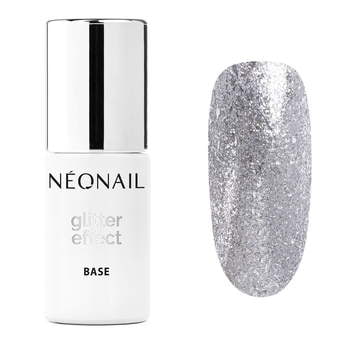 Vernis Semi-Permanent 7,2 ml - Glitter Effect Base Silver Twinkle